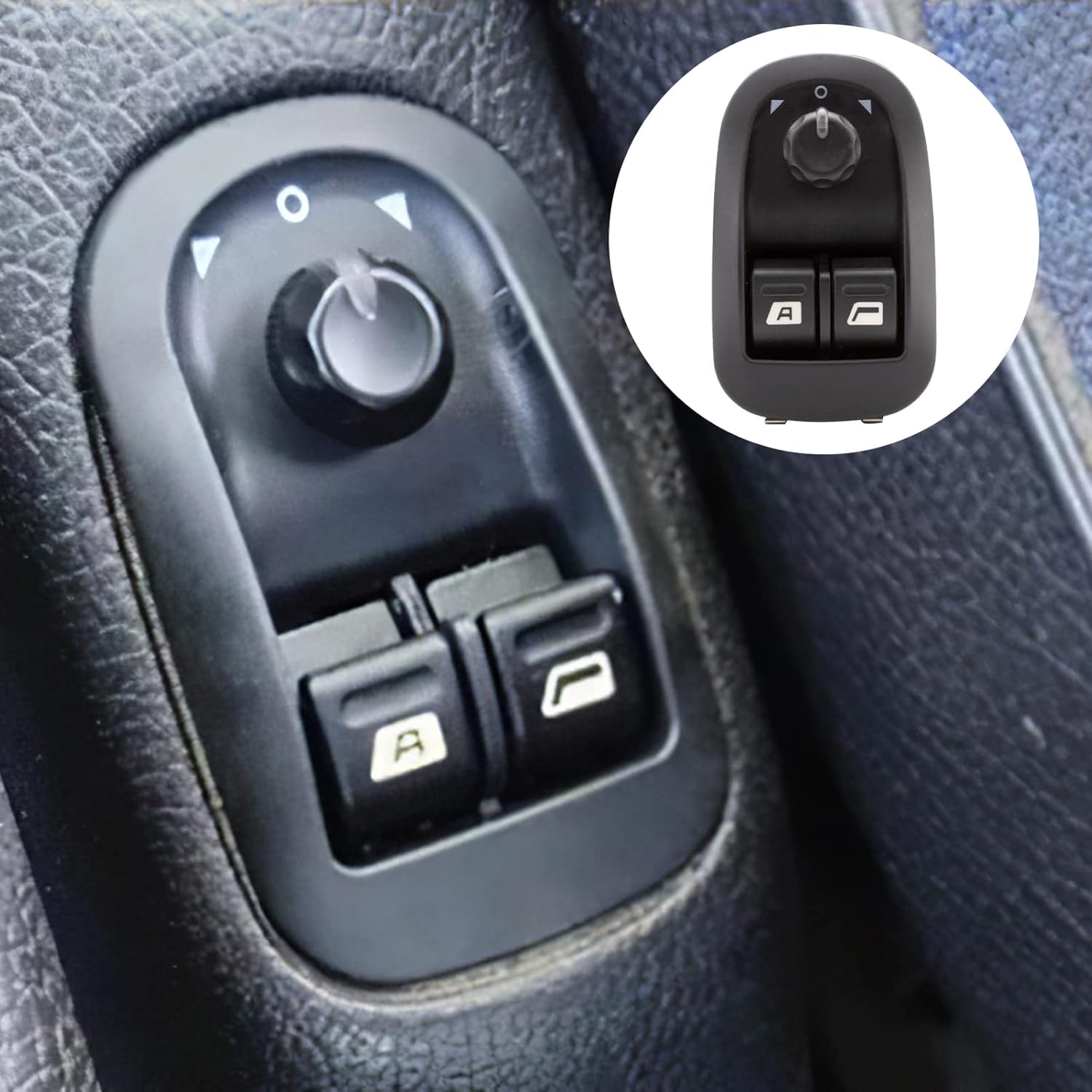 Interruptor Mando Botones Eleva vidrios Retrovisores Peugeot 206 207 307